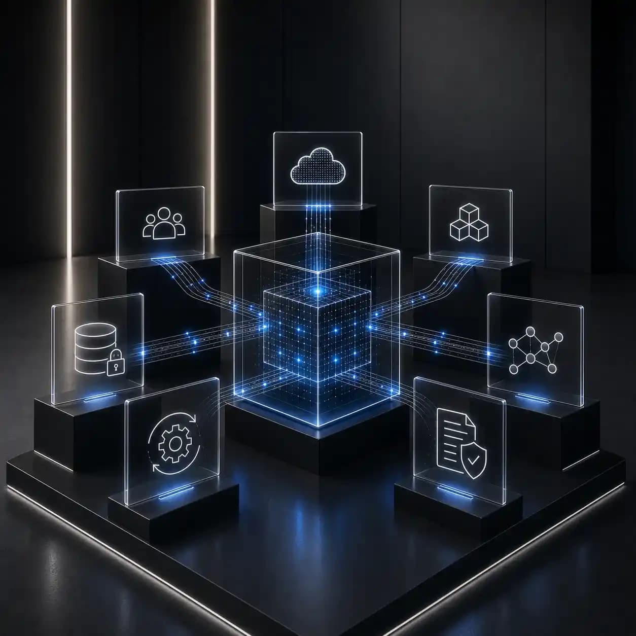 Enterprise integration architecture dashboard
